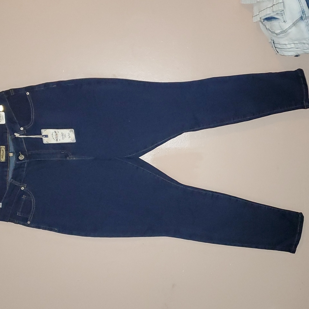 Raw Plus Size High-Waisted Jeans